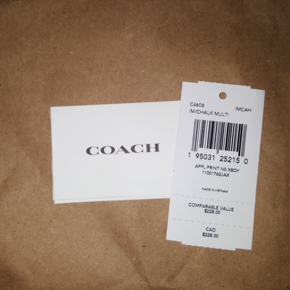 COACH NORTH/ SOUTH CROSSBODY BAG - Picture 8 of 8